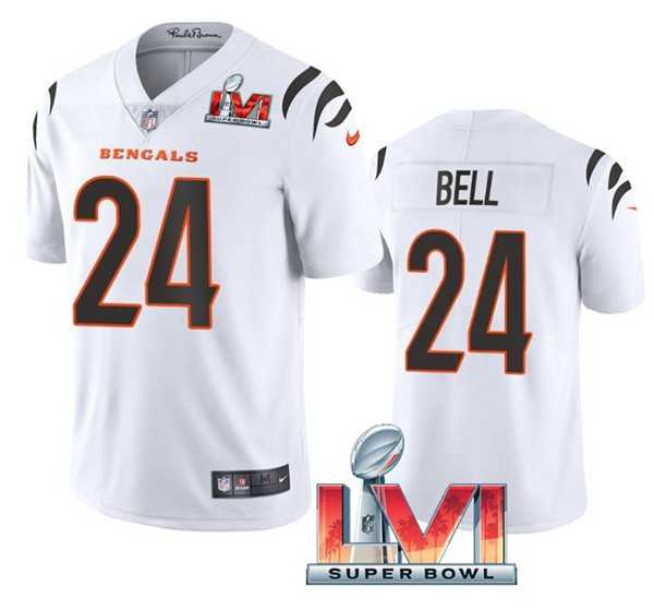 Nike Bengals Men & Women & Youth 24 Vonn Bell White 2022 Super Bowl LVI Vapor Limited Jersey,We sell and wholesale Nike Bengals Men & Women & Youth 24 Vonn Bell White 2022 Super Bowl LVI Vapor Limited Jersey on line form chian!